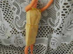 yellow silk copy dress side